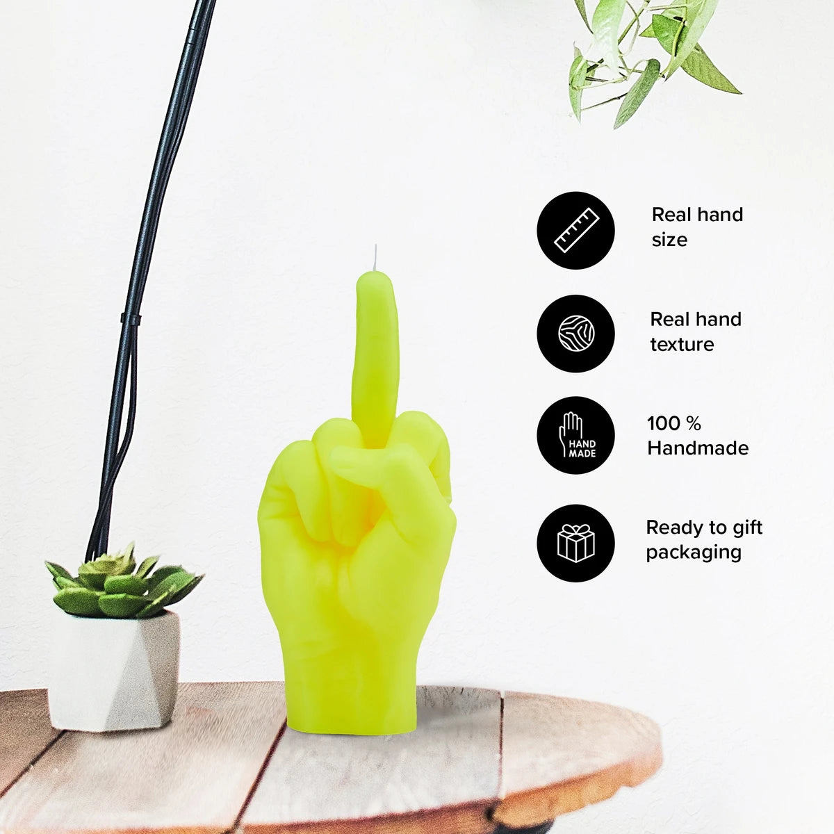 BOUGIE F*CK NEON YELLOW - CANDLEHAND