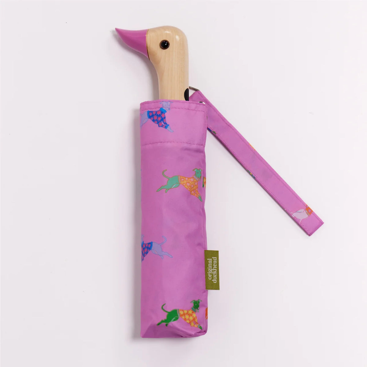 PARAPLUIE  DOGS IN PINK WHIPPET - ORIGINAL DUCKHEAD