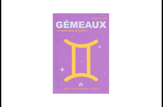 CARTE POSTALE GEMEAUX - AGENT PAPER