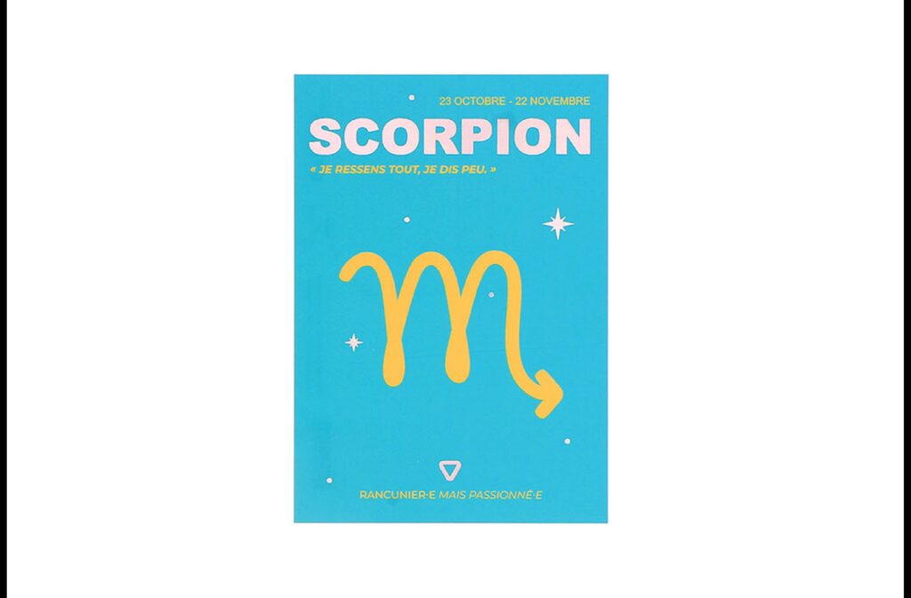 CARTE POSTALE SCORPION - AGENT PAPER