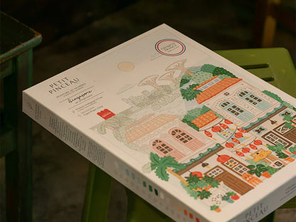 COFFRET PEINTURE AU NUMERO - SINGAPORE par Hoglet & Co - LA PETITE EPICERIE