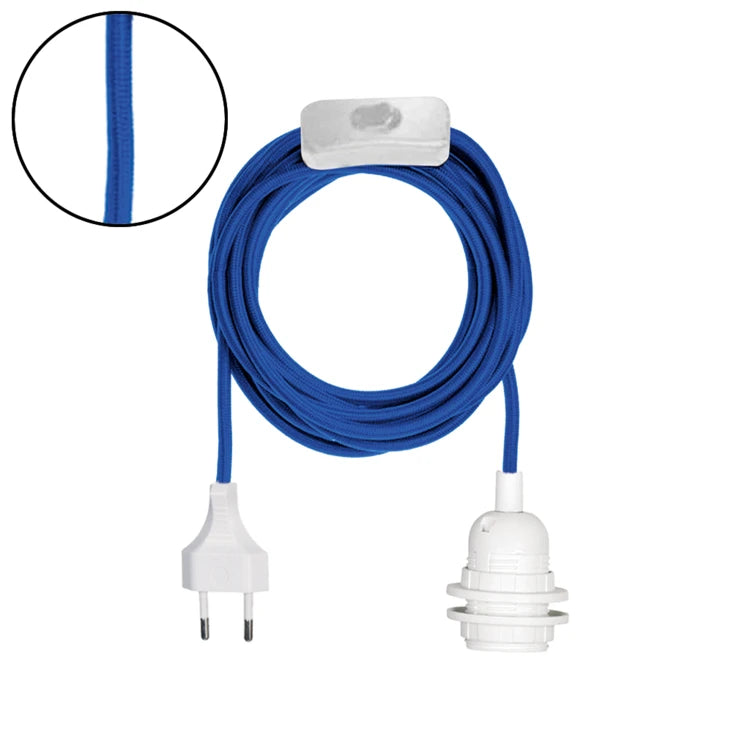 BALADEUSE FIL BLEU & DOUILLE BLANCHE 4M - OPJET PARIS