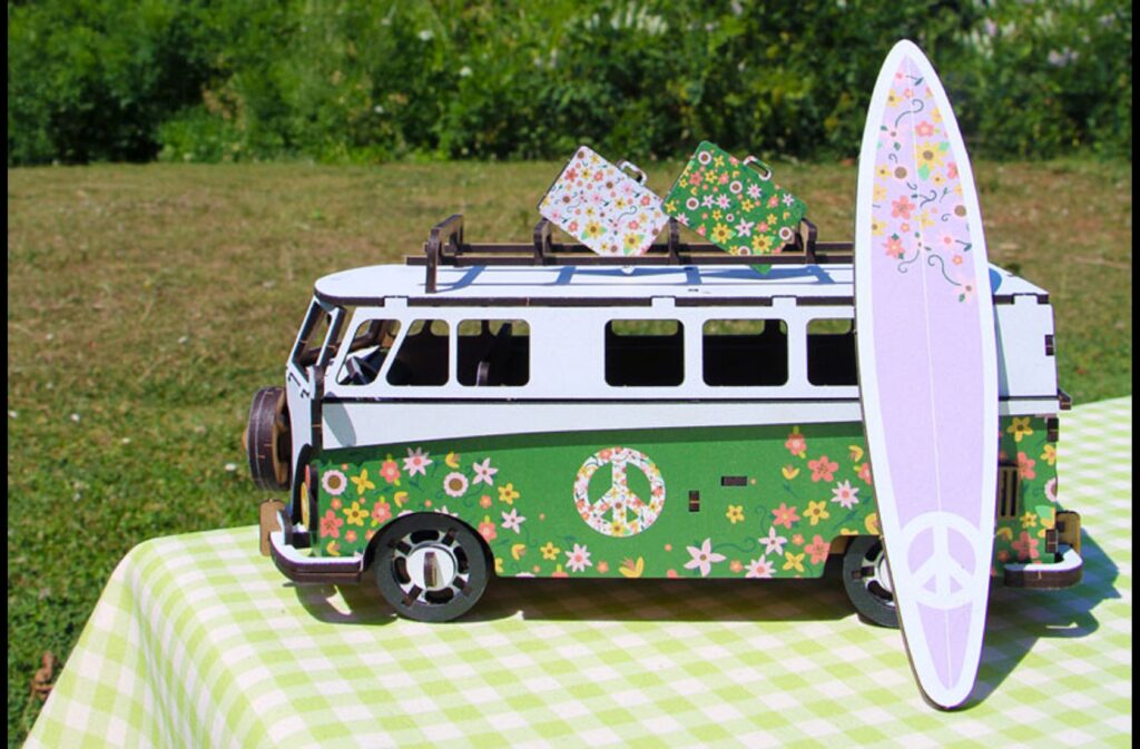 COMBI "LIBERTY" EN BOIS A MONTER - AGENT PAPER