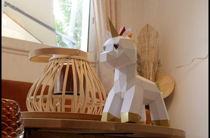 BÉBÉ LICORNE 3D - ORIGAMI AGENT PAPER