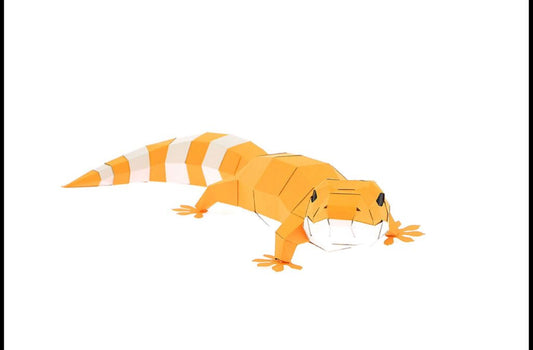 GECKO EN PAPIER 3D - ORIGAMI AGENT PAPER