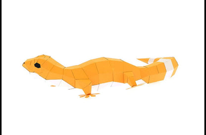 GECKO EN PAPIER 3D - ORIGAMI AGENT PAPER