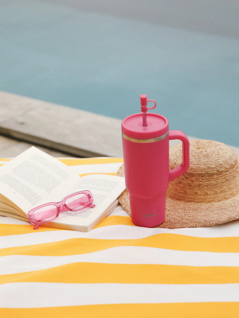 TRAVEL CUP INOX 900ML - MAGENTA - QWETCH