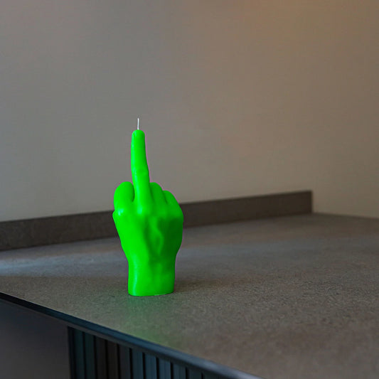 BOUGIE F*CK YOU VERT FLUO - CANDLEHAND