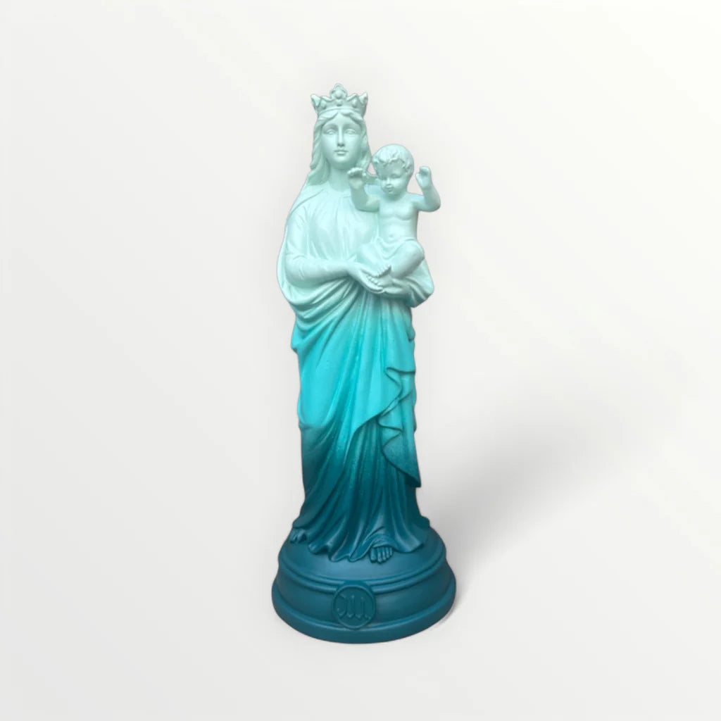 STATUETTE BONNE MERE 30CM AZUR - J'AI VU LA VIERGE