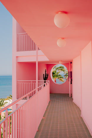 AFFICHE 30x40cm - PINK SEVENTIES - DAVID&DAVID