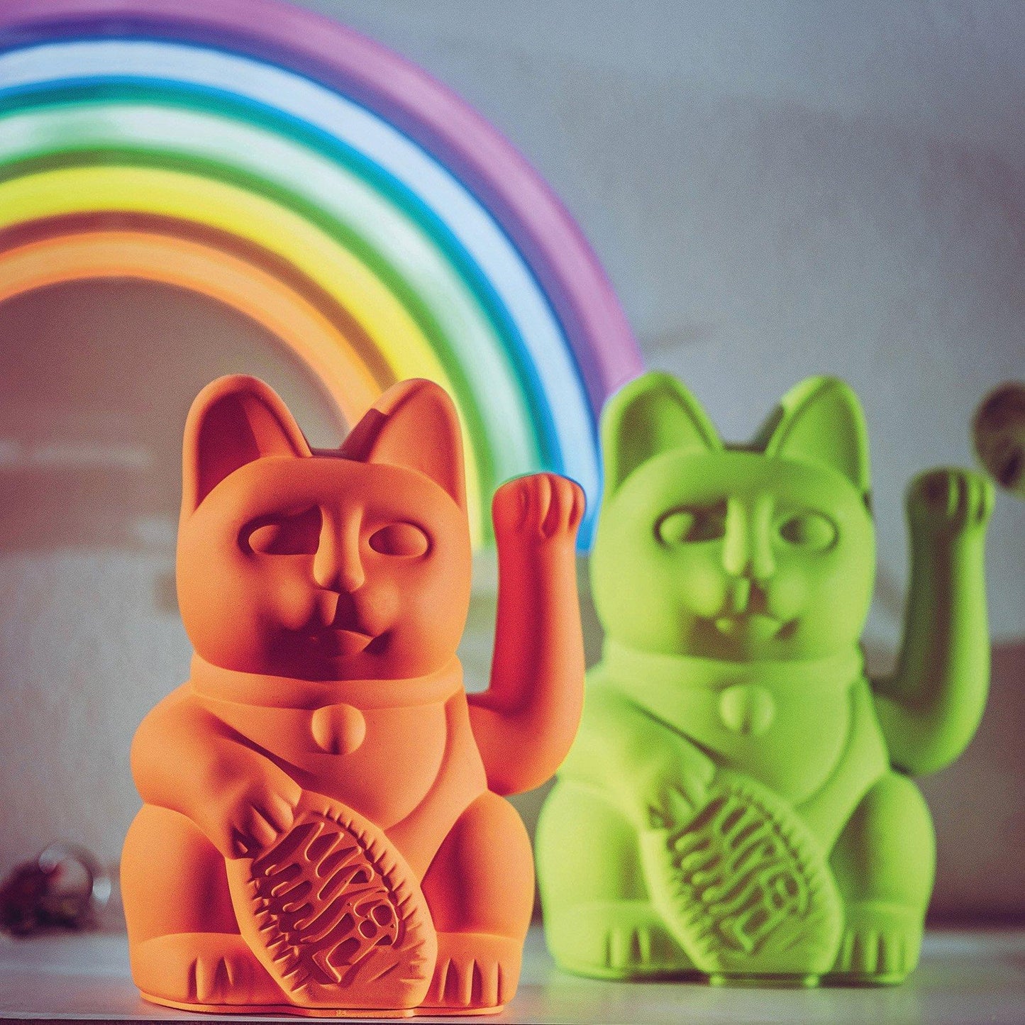 LUCKY CAT NEON ORANGE - DONKEY PRODUCTS