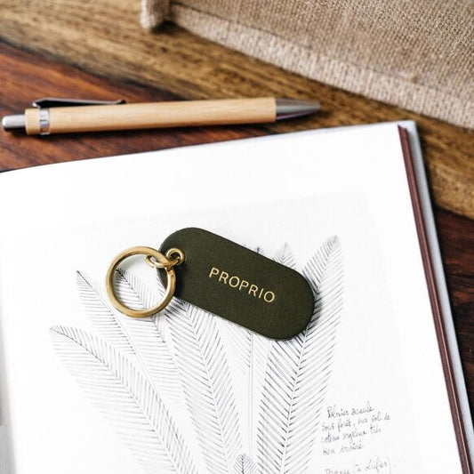 PORTE-CLES EN CUIR "PROPRIO"  - LES RAFFINEURS