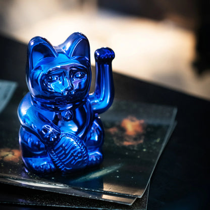 LUCKY CAT COSMIC EDITION EARTH - SHINNY BLUE - DONKEY PRODUCTS