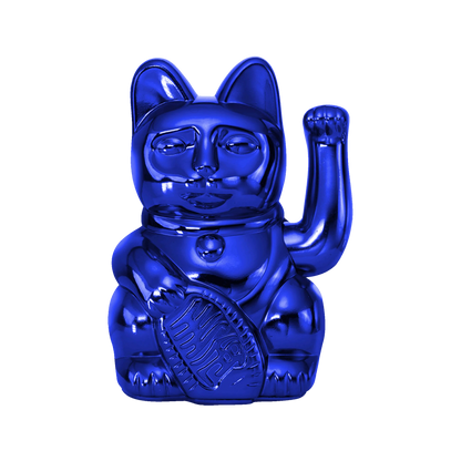 LUCKY CAT COSMIC EDITION EARTH - SHINNY BLUE - DONKEY PRODUCTS