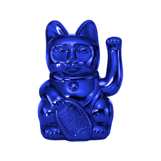 LUCKY CAT COSMIC EDITION EARTH - SHINNY BLUE - DONKEY PRODUCTS
