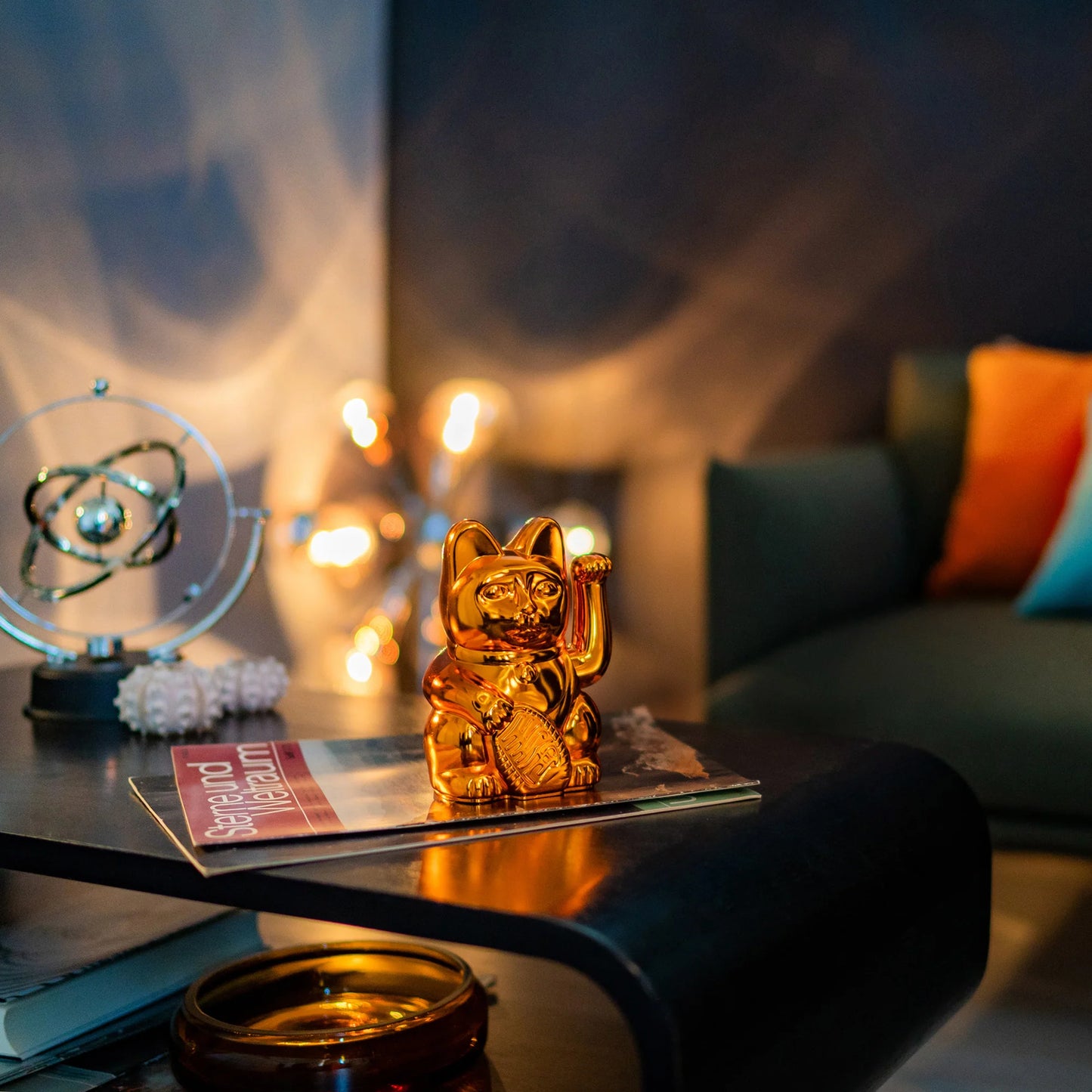 LUCKY CAT COSMIC EDITION MARS - SHINNY COPPER - DONKEY PRODUCTS