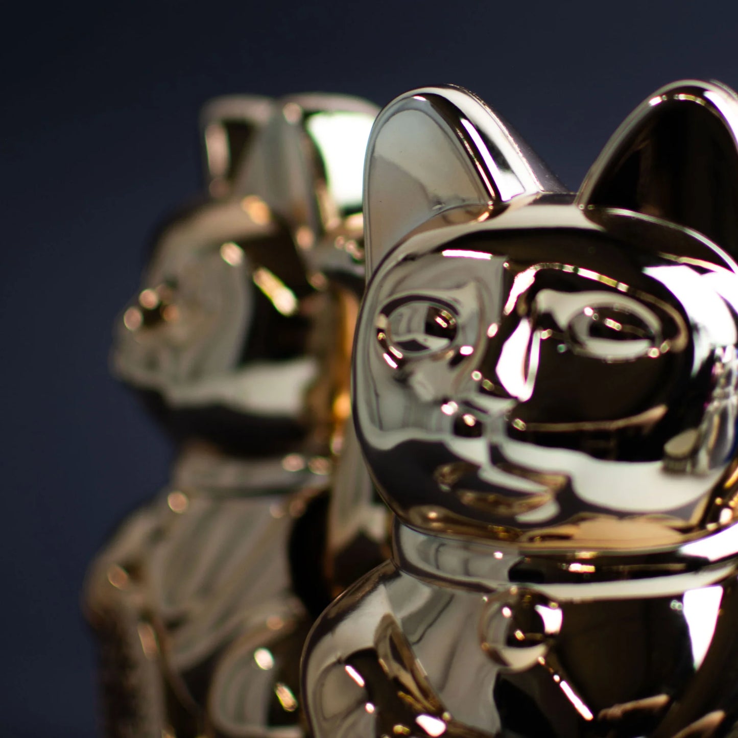 LUCKY CAT COSMIC EDITION JUPITER - SHINNY PLATINE - DONKEY PRODUCTS