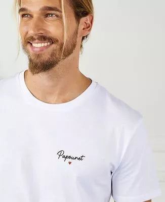 T-SHIRT PAPOUNET BRODE- MONSIEUR T-SHIRT