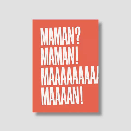 CARTE POSTALE MAMAAAN - BULMA STUDIO