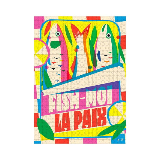 PUZZLE 1000 PIECES - FISH MOI LA PAIX - PIECE&LOVE