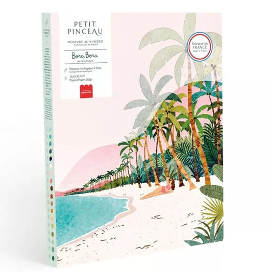 COFFRET PEINTURE AU NUMERO - BORA BORA par Tania Garcia - LA PETITE EPICERIE