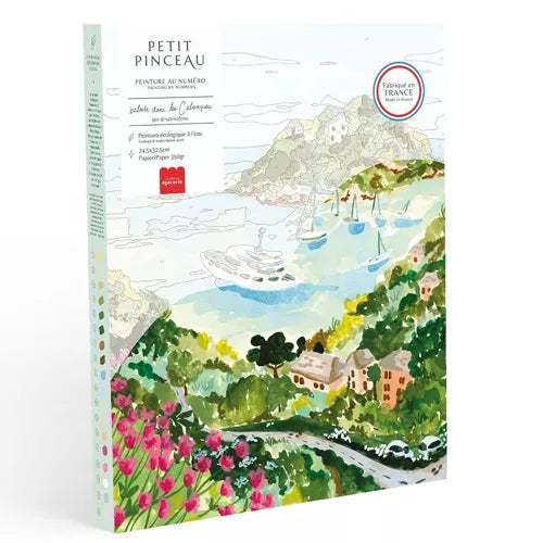 COFFRET PEINTURE AU NUMERO - BALADES DANS LES CALANQUES par Sabinna Fenn -  LA PETITE EPICERIE