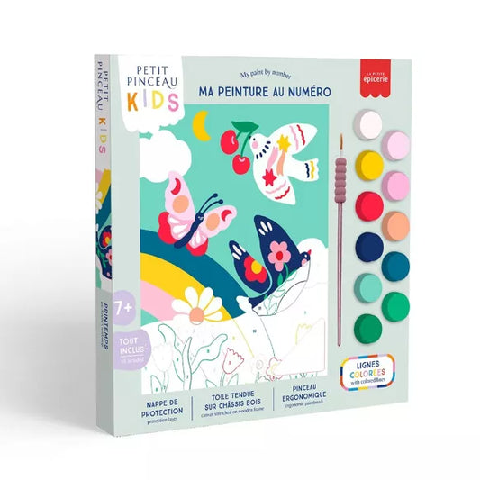 COFFRET PEINTURE AU NUMERO KIDS - LE PRINTEMPS - LA PETITE EPICERIE