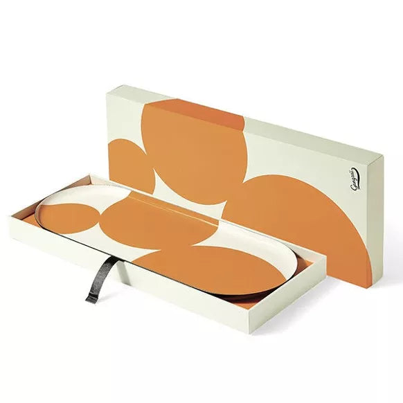 PLATEAU ARRONDI ASTRE ORANGE - GANGZAÏ