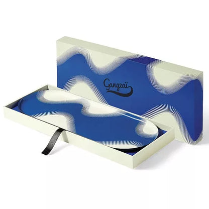 PLATEAU ARRONDI WAVE  BLEU - GANGZAÏ