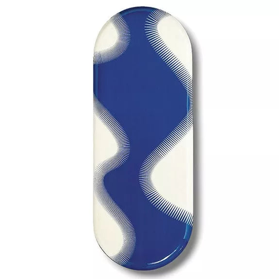 PLATEAU ARRONDI WAVE  BLEU - GANGZAÏ