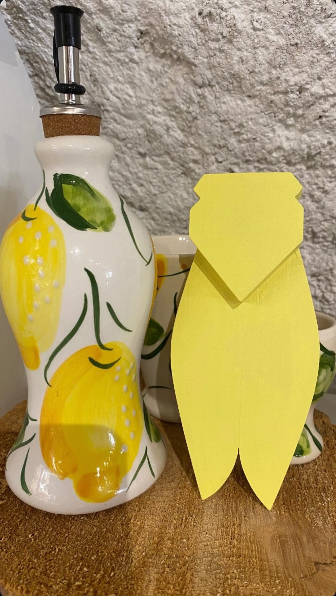 CIGALE EN BOIS - JAUNE CITRON - ANIM'OC