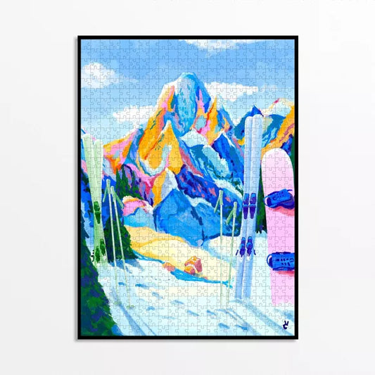 PUZZLE 1000 PIECES - SNOW MUT GO ON - PIECE&LOVE