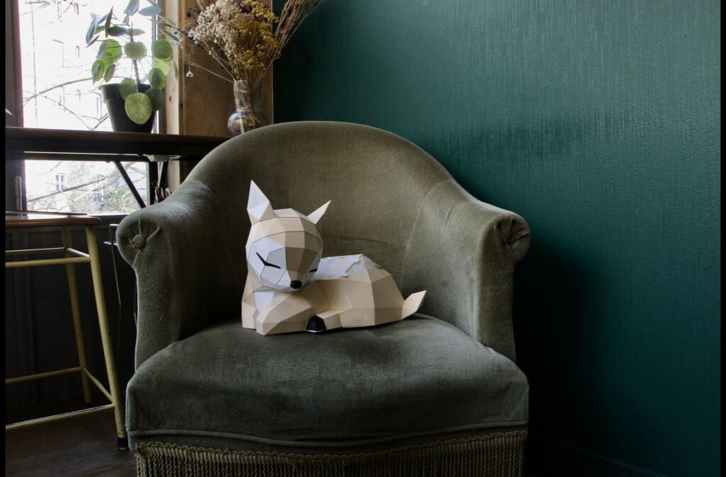 FAON EN PAPIER 3D - ORIGAMI AGENT PAPER