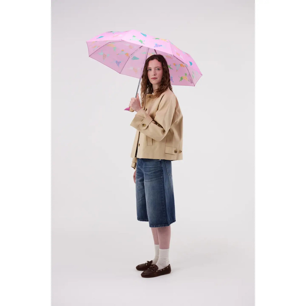 PARAPLUIE  DOGS IN PINK WHIPPET - ORIGINAL DUCKHEAD