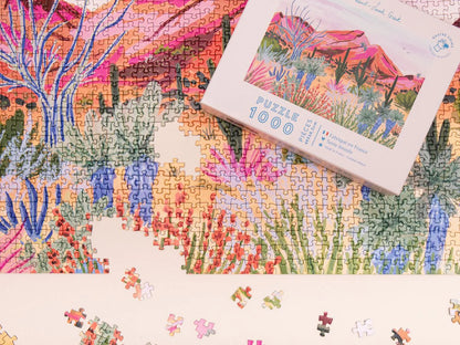 PUZZLE 1000 PIECES - BRIGHT DESERT - LA PETITE EPICERIE