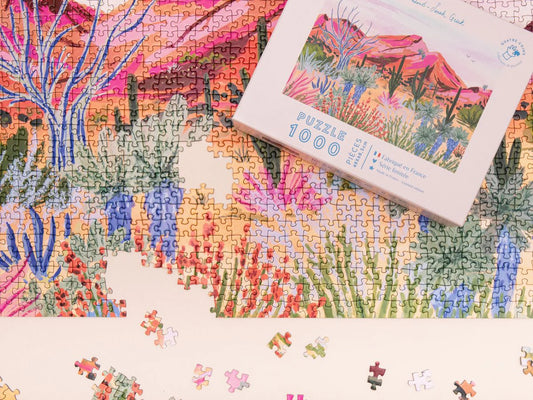 PUZZLE 1000 PIECES - BRIGHT DESERT - LA PETITE EPICERIE