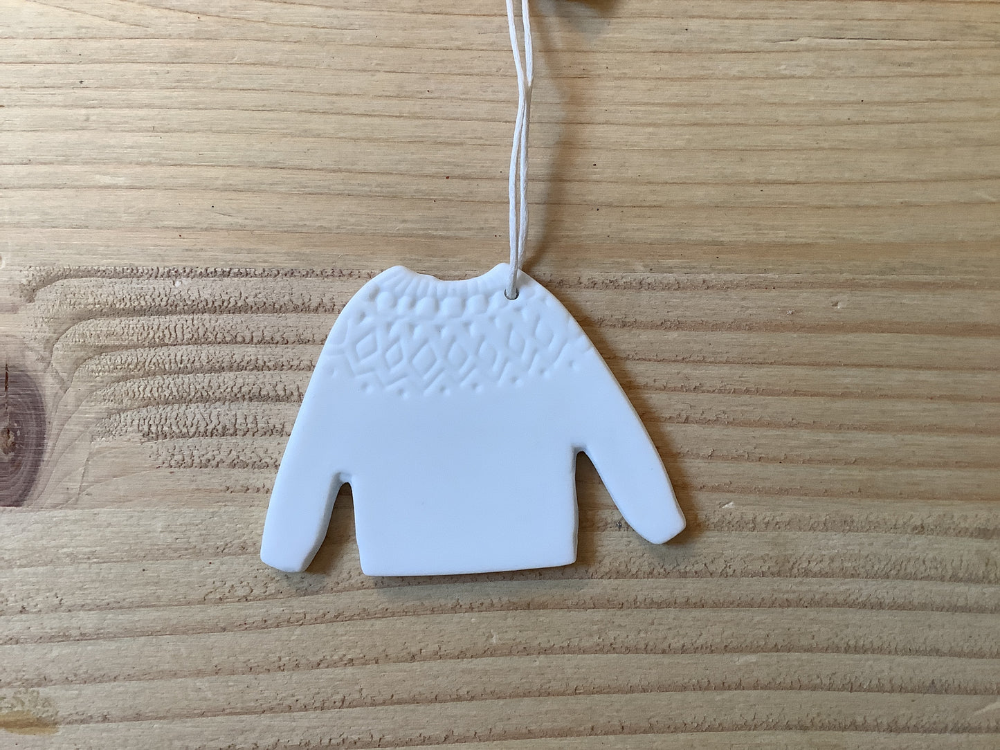 Ornement porcelaine - Pull
