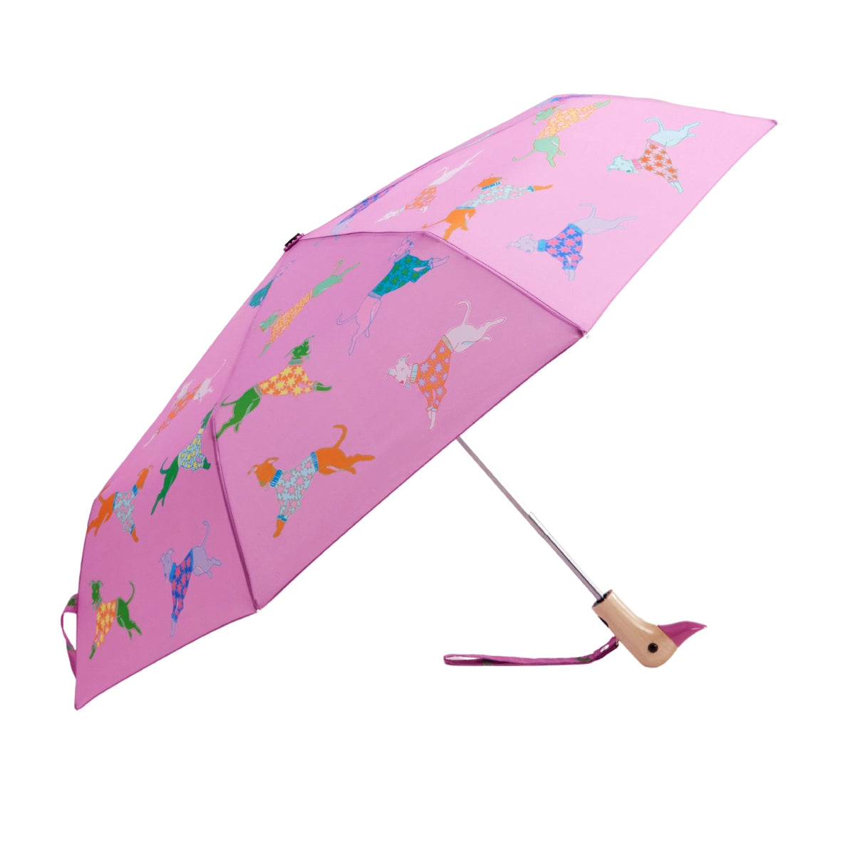 PARAPLUIE  DOGS IN PINK WHIPPET - ORIGINAL DUCKHEAD