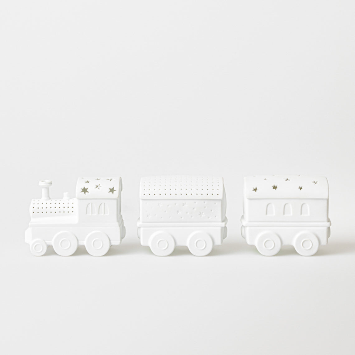 PHOTOPHORE EN PORCELAINE - TRAIN - RADER DESIGN STORIES