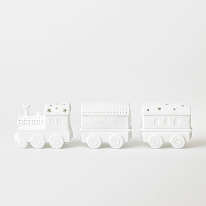 PHOTOPHORE EN PORCELAINE - TRAIN - RADER DESIGN STORIES
