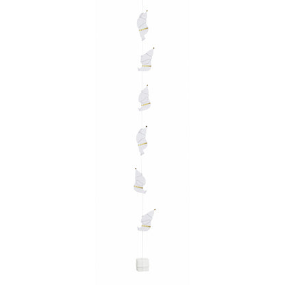 GUIRLANDE EN PAPIER A SUSPENDRE 67cm - PERE NOEL SUR UNE CORDE - RADER DESIGN STORIES