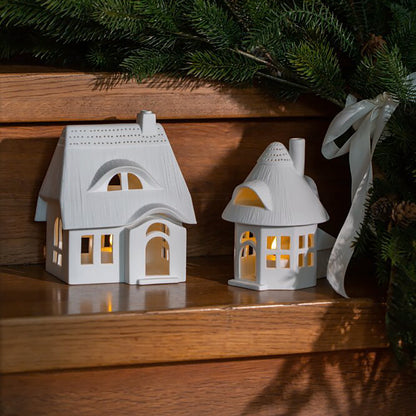 PHOTOPHORE EN PORCELAINE - GRANDE MAISON AU TOIT DE CHAUME - RADER DESIGN STORIES