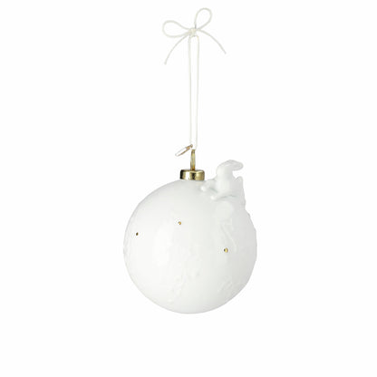 BOULE DE NOEL EN PORCELAINE - LAPIN - RADER DESIGN STORIES