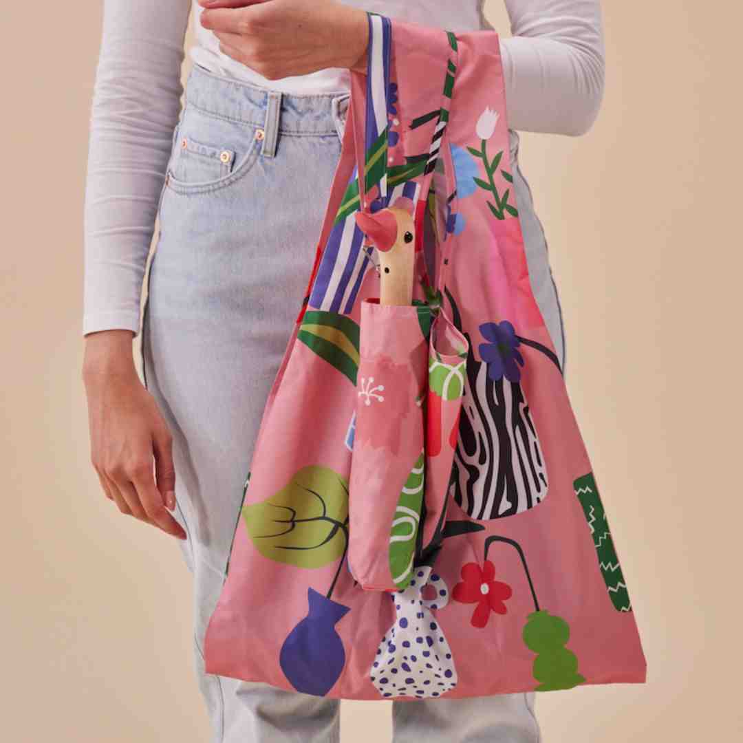 PARAPLUIE COMPACT ECOLOGIQUE IMPRIME VASE -  Original Duckhead