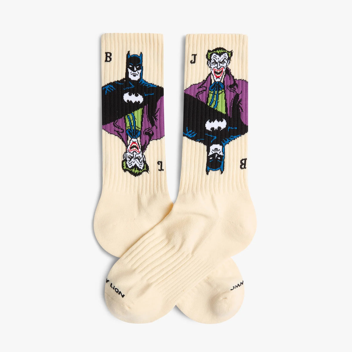 CHAUSSETTES ATHLETIC - BATMAN / JOKER BEIGE