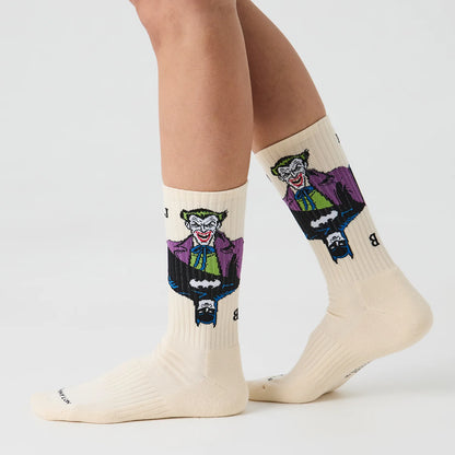 CHAUSSETTES ATHLETIC - BATMAN / JOKER BEIGE