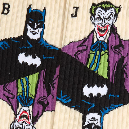 CHAUSSETTES ATHLETIC - BATMAN / JOKER BEIGE
