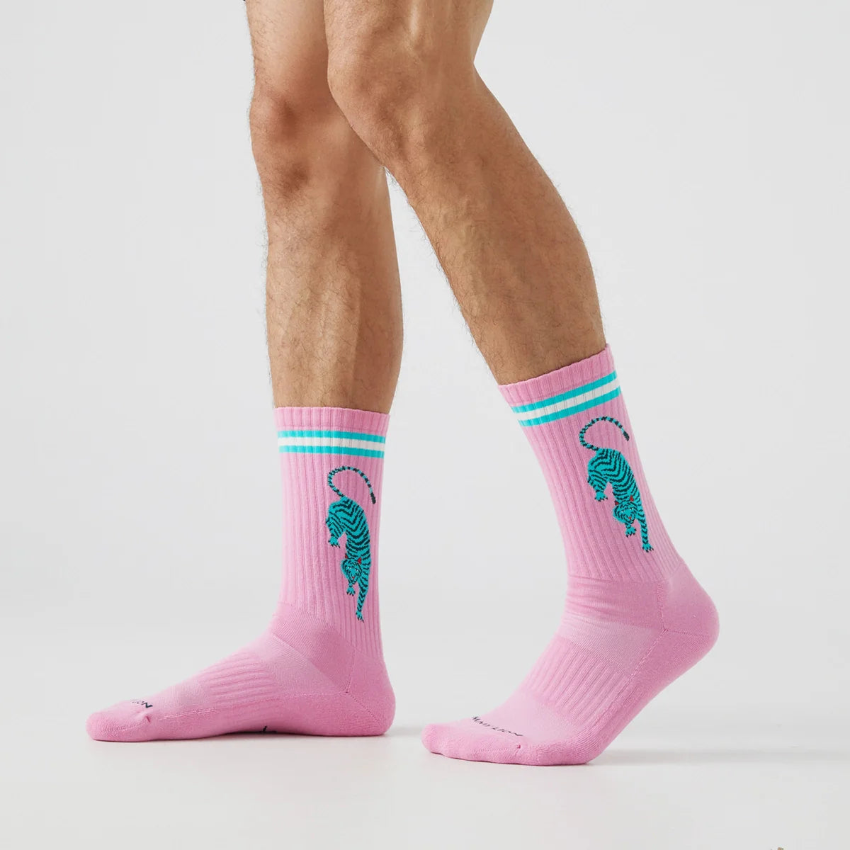 CHAUSSETTES ATHLETIC - BRIANDA TIGER PINK - JIMMY LION