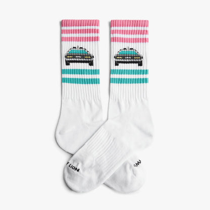 CHAUSSETTES - ATHLETIC DOLOREAN - WHITE - JIMMY LION