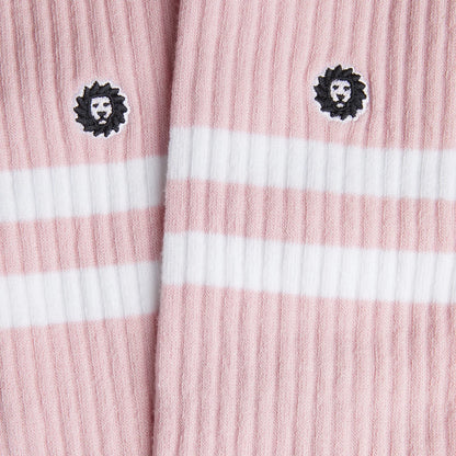 CHAUSSETTES ATHLETIC ESSENTIAL - STRIPES PINK - JIMMY LION